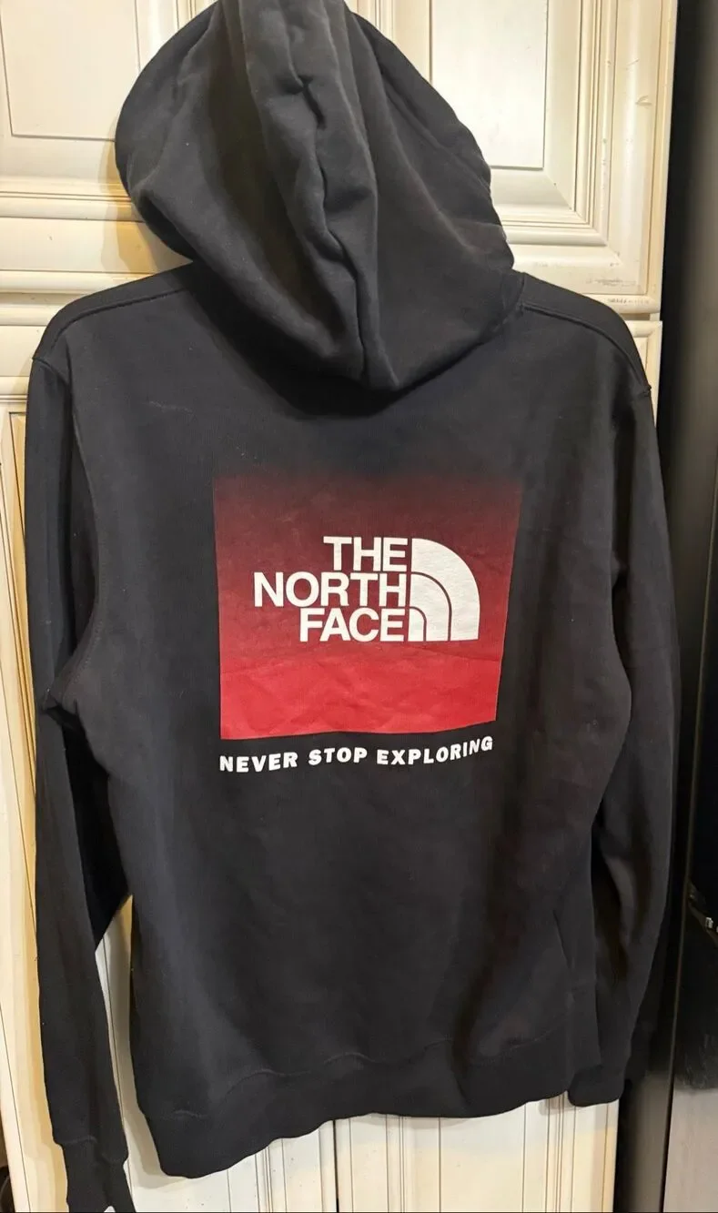 The North Face Men's Never Stop Exploring Evolution Box NSE Hoodie Black Medium